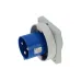 CA3665 INPIN Вилка встраиваемая 125A/230V/1P+N+E/IP67, фланец 130x130 CA3665 INPIN Вилка встраиваемая 125A/230V/1P+N+E/IP67, фланец 130x130