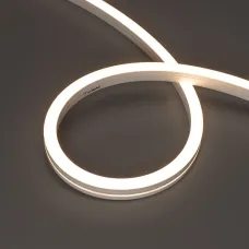 Лента герметичная MOONLIGHT-SIDE-A140-12x17mm 24V Warm3000 9.6 W/m, IP67, 5m, wire x2, вывод кабеля боковой