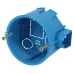 Коробка установочная ЭРА KUTS-68-45-blue синяя 68х45мм для твердых стен саморезы стыковочные узлы IP20