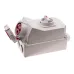Розетка настенная с выключателем и механической блокировкой 63A/400V/3P+E/IP67