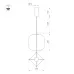 Светильник SP-SETA-HANG-L400х420-9W Warm2700 WH, 320 deg, 230V, IP20, Натуральный шелк, 3 года
