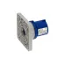 CA812 INPIN Вилка встраиваемая 16A/230V/1P+N+E/IP44, фланец 86x86