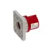 CA813 INPIN Вилка встраиваемая 16A/400V/3P+E/IP44, фланец 86x86
