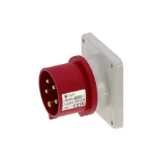 CA815 INPIN Вилка встраиваемая 16A/400V/3P+N+E/IP44, фланец 86x86