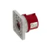 CA815 INPIN Вилка встраиваемая 16A/400V/3P+N+E/IP44, фланец 86x86