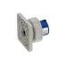 CA826 INPIN Вилка встраиваемая 16A/230V/1P+N+E/IP67, фланец 86x86