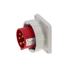 CA829 INPIN Вилка встраиваемая 16A/400V/3P+N+E/IP67, фланец 86x86
