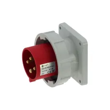 CA832 INPIN Вилка встраиваемая 32A/400V/3P+E/IP67, фланец 86x86