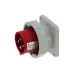 CA832 INPIN Вилка встраиваемая 32A/400V/3P+E/IP67, фланец 86x86