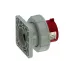 CA832 INPIN Вилка встраиваемая 32A/400V/3P+E/IP67, фланец 86x86