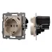 Механизм розетки с USB зарядкой SCT-MUAC-PL-GD-V 250V, 16A