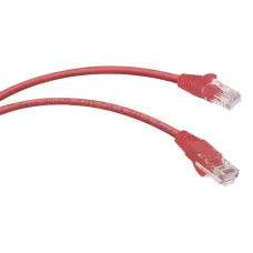 Патч-корд U/UTP. категория 6. 2xRJ45/8p8c.        неэкранированный. красный. LSZH. 0.3м