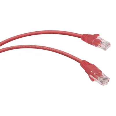 Патч-корд U/UTP. категория 6. 2xRJ45/8p8c.        неэкранированный. красный. LSZH. 0.3м