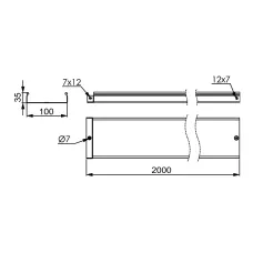 Лоток 100х35 L2000