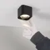 Светильник SP-DICE-S78x78-10W Warm3000 BK 24 deg 230V IP54 металл 5 лет