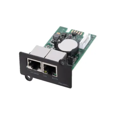 SNMP карта для удаленного управления CBR PMC-02E по сети Ethernet со стандартным набором протоколов, 2xRJ45, PowerMaster