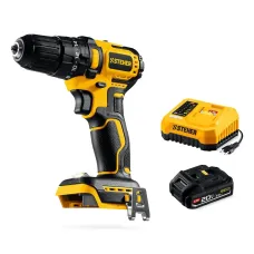 Дрель-шуруповерт, бесщеточная, ударная, 20 В, 45 Н·м, 1 АКБ LMS 2 А·ч