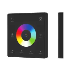 Панель сенсорная INTELLIGENT ARLIGHT SMART-SPI-801-11-4SC-RGBW-SUF Black, 3V, 2.4G, IP20, Пластик, 5 лет