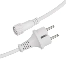 Шнур питания ARD-CLASSIC-ICEFALL-1.5м White (230V) (ARDCL, Закрытый)