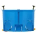 Коробка установочная ЭРА KUP-68-45-blue синяя 68х45мм для полых стен саморезы пластиковые лапки IP20