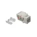 Розеточный модуль Keystone кат. 6, UTP, 1xRJ45, T568A/B, белый