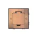 Лючок MultiDeS с розеткой 2К+З 16А/250В IP44 с монтажной коробкой для бетонных полов Медь тип MDK21