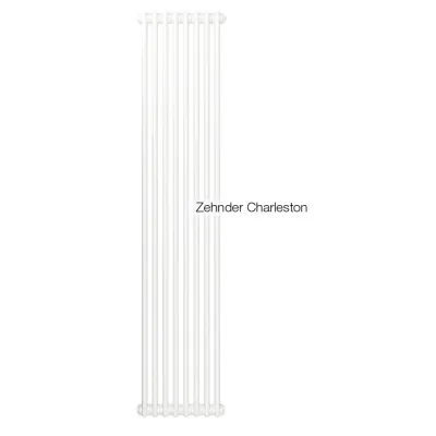 Радиатор труб. Zehnder Charleston 2180, 14 сек.1/2 бок.подк. RAL9016 (кроншт.в компл)