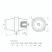 Изолятор шинный SM40 (M8) (10шт)