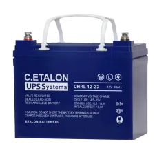 Аккумулятор C.ETALON CHRL 12В 33 А/ч