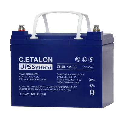 Аккумулятор C.ETALON CHRL 12В 33 А/ч