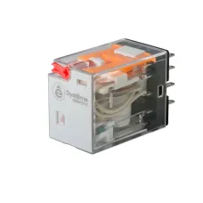 Реле 6 A 4CO 110 VAC тест кнопка LED