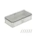 Корпус IP67,600х300х160 (выс.крышки 35),стнк.выбв.флнц.,прозр.крыш.