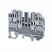Клемма с 4 контакт. 2,5 кв.мм винтовая OptiClip СMC-2,5-QUATTRO-(0,2-4)-I-серый