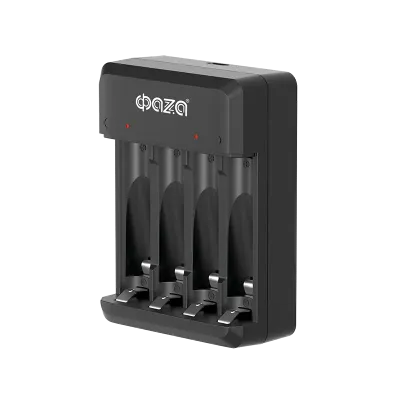 Зарядное устройство для аккумуляторов АА/ААА питание от USB с кабелем CND-4-03 ФАZА
