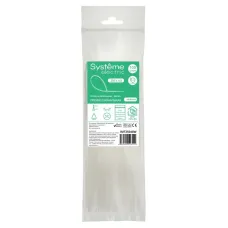 Стяжка кабельная MultiSet 250х4.8 Белая (100шт)