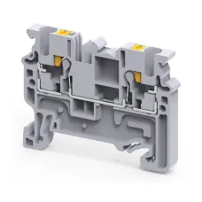 Клемма проходная 2,5 кв.мм push-in OptiClip CP-2,5-I-24A-(0,2-2,5)-серый