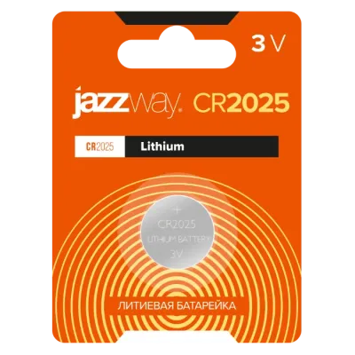 Элемент питания литиевый CR2025 BL-1 JAZZway