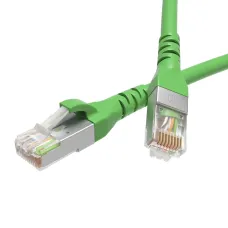Патч-корд экранированный CAT6 F/UTP 4х2 LSZH зелёный 7м