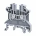 Клемма проходная 2,5 кв.мм винтовая OptiClip CTS-2,5-I-24A-(0,2-2,5)-красный
