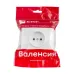 Валенсия розетка 1-местная б/з 10А белая с защ. штор. EKF