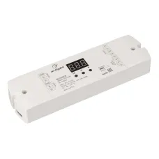 Декодер SMART-K33-DMX 12-24V, 1x15 A ARL, IP20, пластик, 5 лет