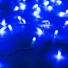 Гирлянда светодиодная ARD-STRING-CLASSIC-10000-BLUE-100LED-MILK-FLASH Blue 230V, 7W Ardecoled, IP65
