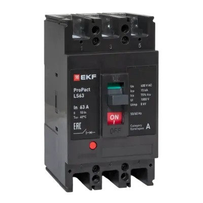 LS63 15кА 3P 63А ProPact EKF