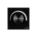 Панель SMART-P91-DIM-G-SUF Black 230V, Rotary, 2.4G ARL, пластик