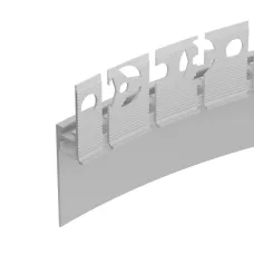 Профиль PLINTUS-FANTOM-BENT-H35-SIDE-2000 WHITE (Алюминий)