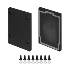 Заглушка IP-LINE-5475 BLACK глухая (ARL, Металл)