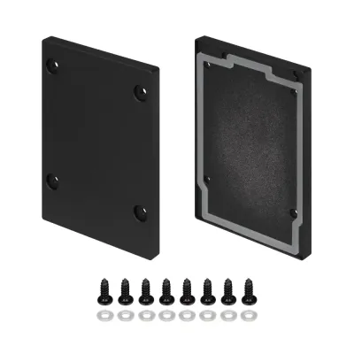 Заглушка IP-LINE-5475 BLACK глухая (ARL, Металл)