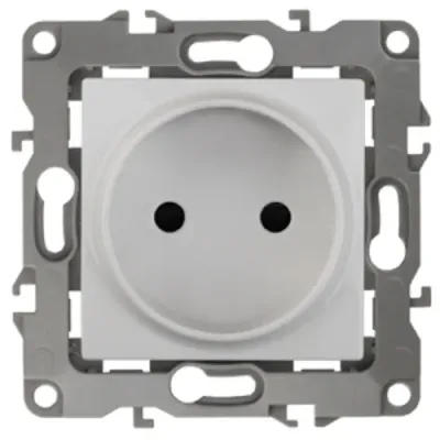 12-2105-01 ЭРА Розетка 2P, 16A-250В, IP20, Эра12, белый (10/100/2500)