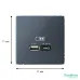 ARTGALLERY USB розетка A + тип-C 45Вт высокоскор.заряд. QC, PD, механизм, грифель