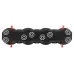 Коробка установочная ЭРА KUP-4-70-45 черная 4х местная 283х70х45мм для полых стен саморезы пластиковые лапки IP30